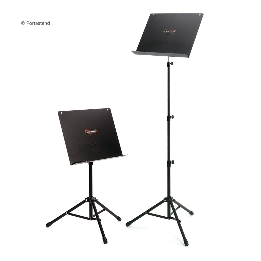 Portastand Minstrel (Raised and Lowered)
