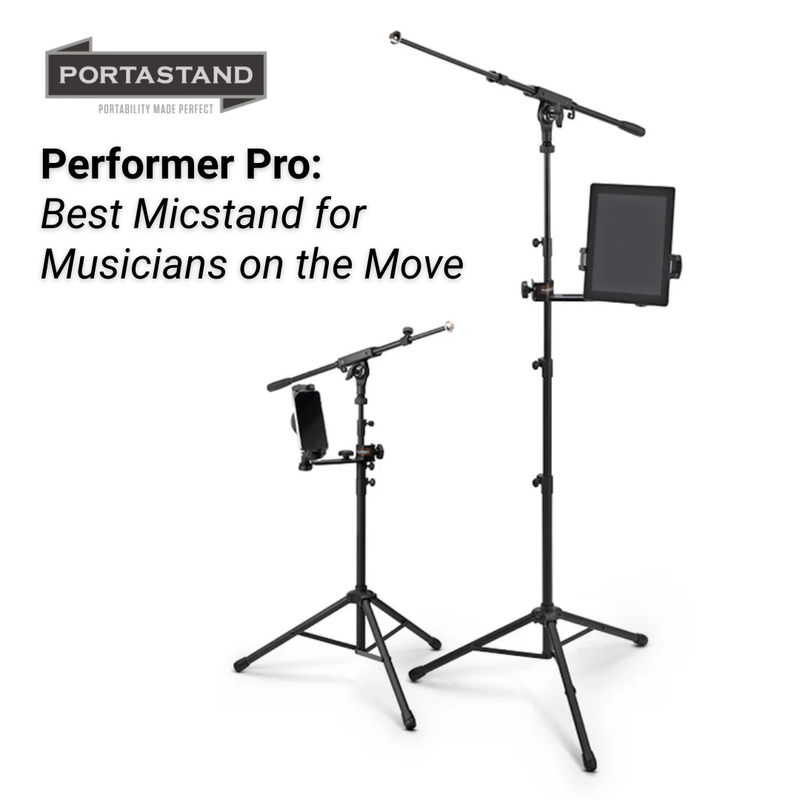 Why Portastand Is the Best Microphone Stand for Musicians on the Move