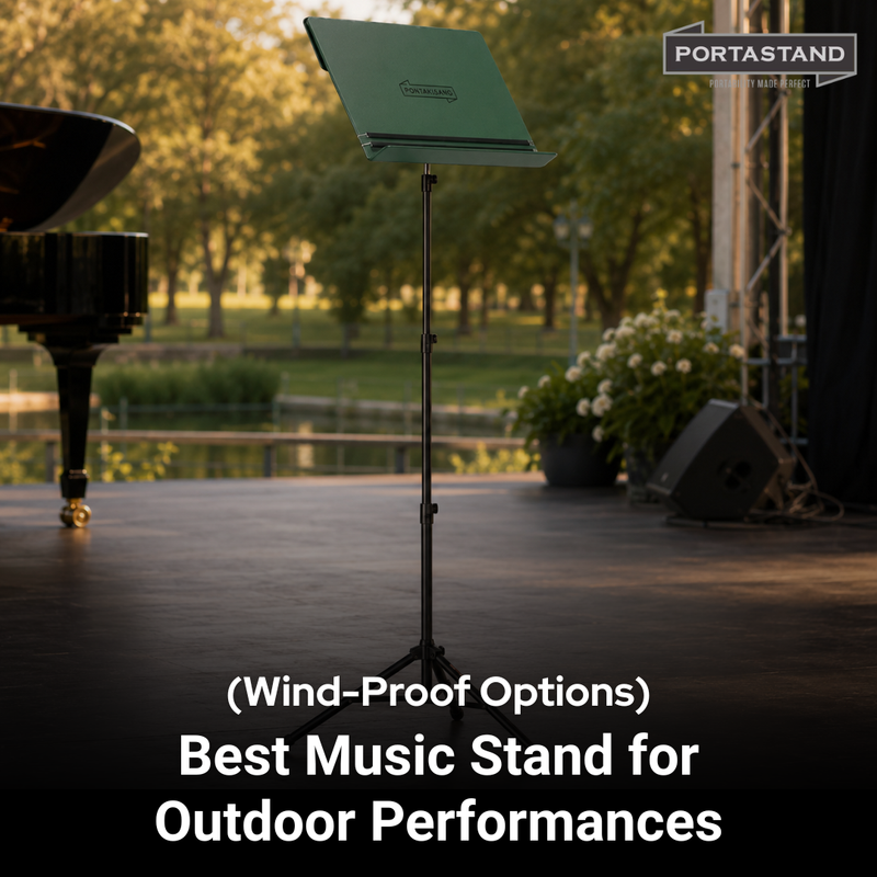 The Best Music Stand for Outdoor Performances (Wind-Proof)