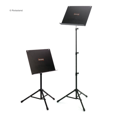 Portastand Minstrel (Raised and Lowered)